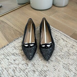LK Bennett Sparkle Flats Size 39
